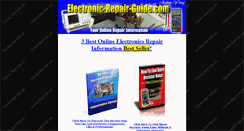 Desktop Screenshot of electronic-repair-guide.com